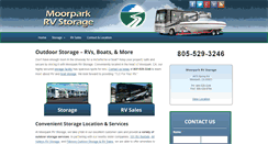 Desktop Screenshot of moorparkoutdoorstorage.com